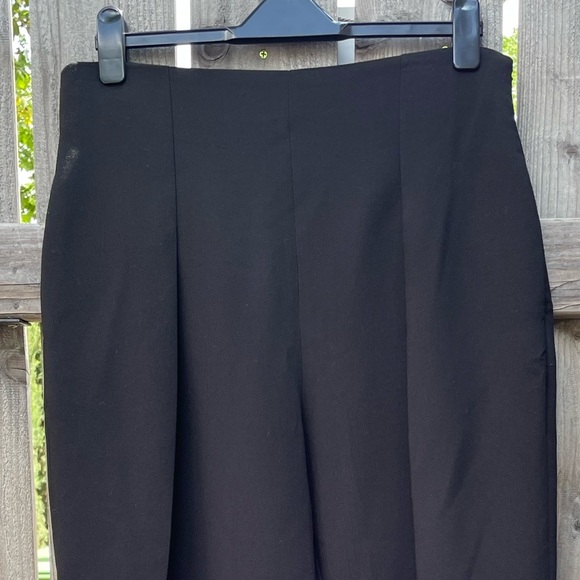 Women’s Wide Leg Pants Pleated High Waist Ankle 1.STATE Trouser Size 14 - Picture 8 of 9